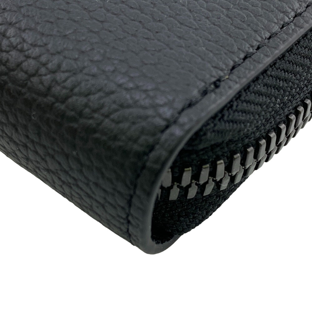 MCM Coin case MXLCATC01 leather black Zip Around Coin Pocket unisex(Unisex) Used Authentic