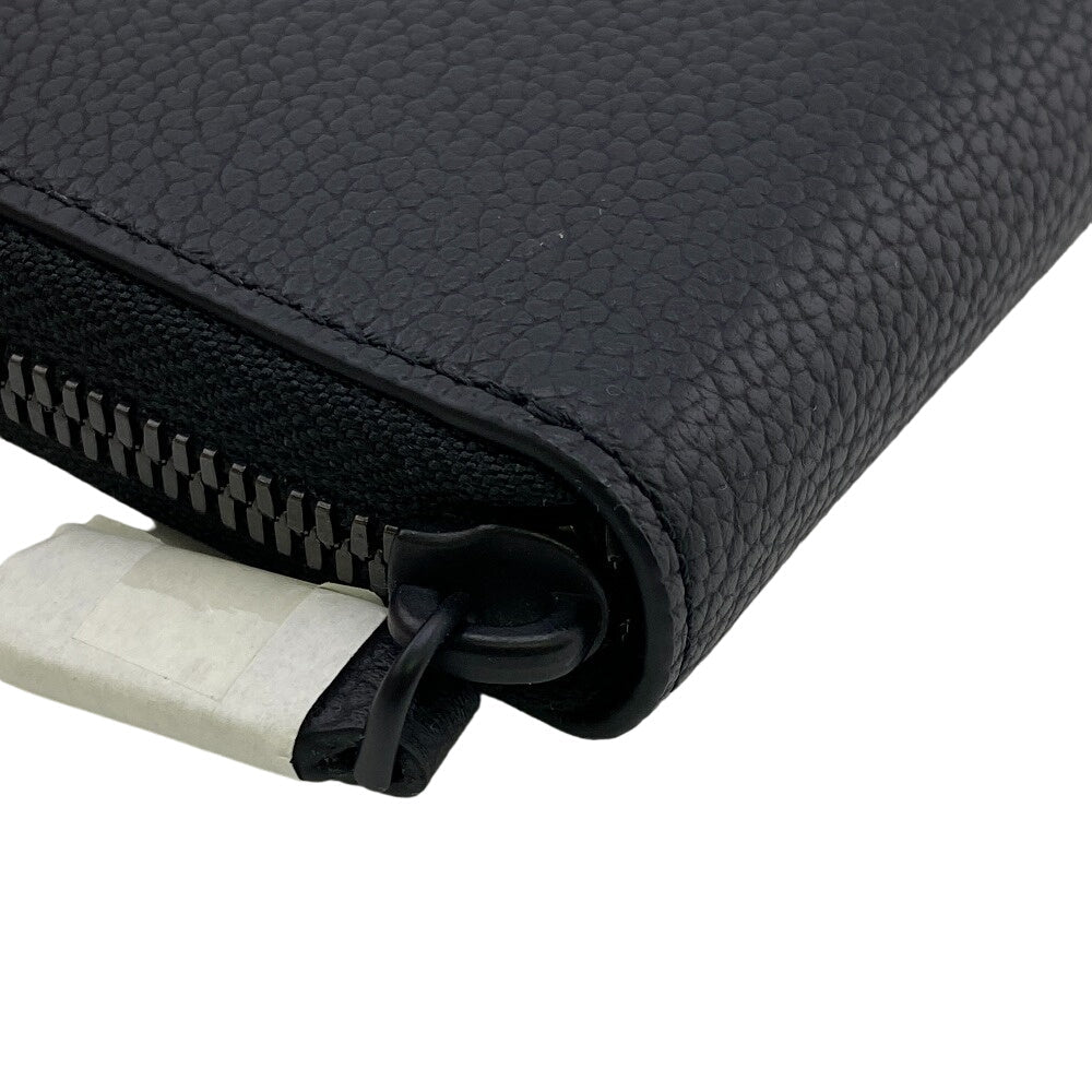 MCM Coin case MXLCATC01 leather black Zip Around Coin Pocket unisex(Unisex) Used Authentic