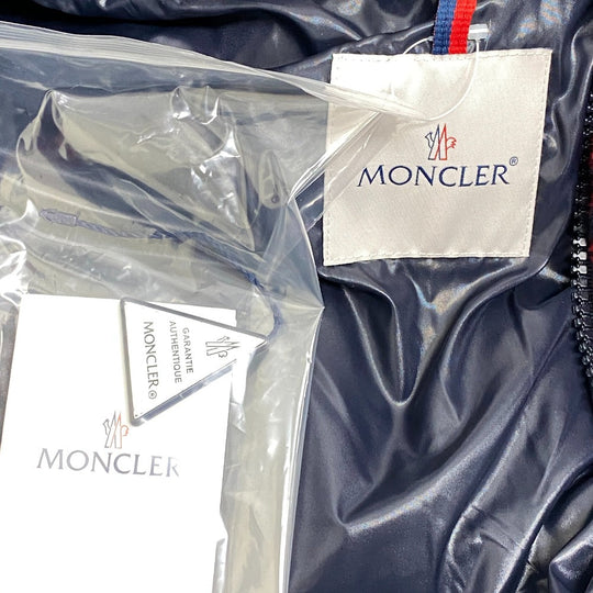 MONCLER Down jacket Nylon, Boa Navy 5 22 years THYMELEE mens TG 5 Used Authentic