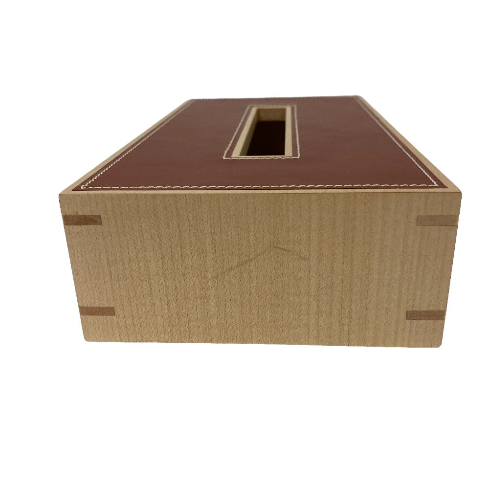 HERMES Interior other Wood Brown Tissue box Playard PM Women(Unisex) Used Authentic