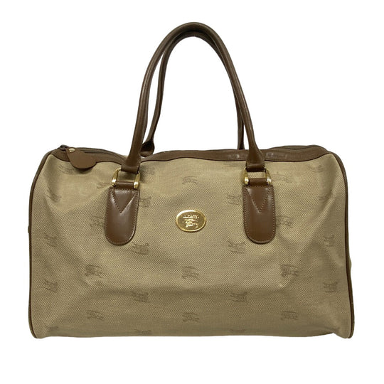 BURBERRY Boston Duffel bag PVC beige mens(Unisex) Used Authentic