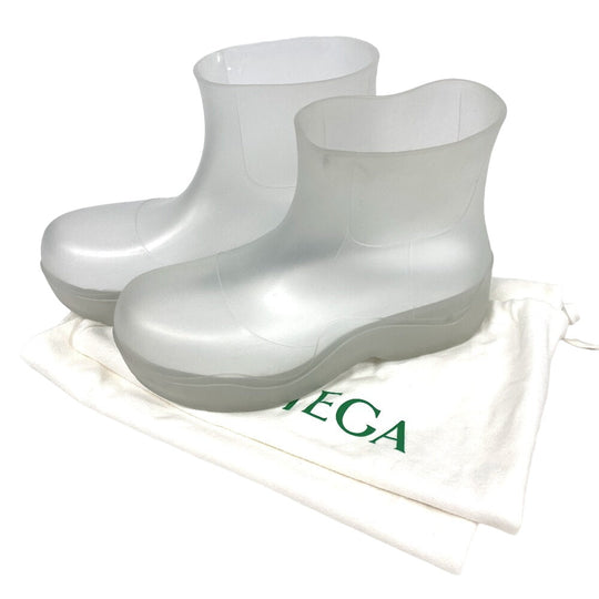BOTTEGAVENETA boots rubber clear Rain boots ankle boots paddle Women(Unisex) 40 Used Authentic