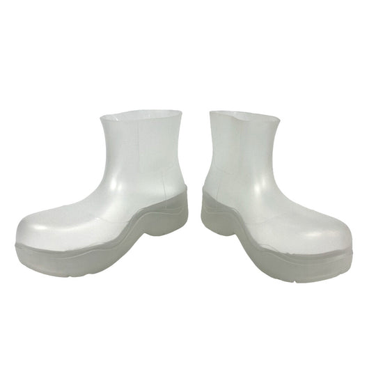 BOTTEGAVENETA boots rubber clear Rain boots ankle boots paddle Women(Unisex) 40 Used Authentic