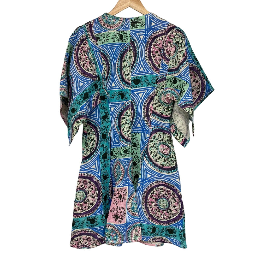 J.W.Anderson. one piece DR0010 linen multicolor Short sleeve Overall handle Women 10 Used Authentic