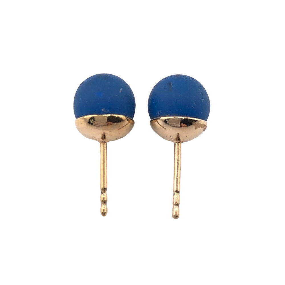 Christian Dior Pierce Gold Plated blue Dior Tribales rubber Tribal Women Used Authentic