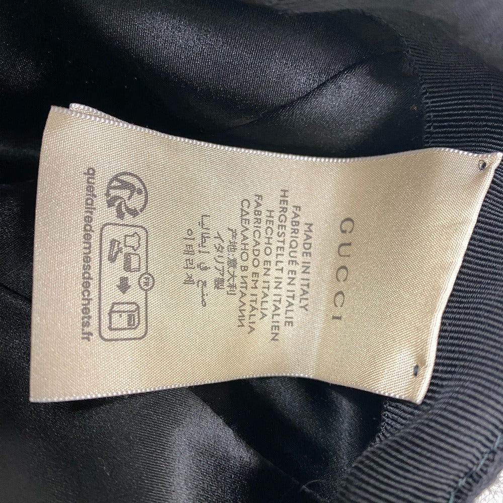 GUCCI cap 729349 wool black Baseball cap Double G Women(Unisex) L 58cm Used Authentic