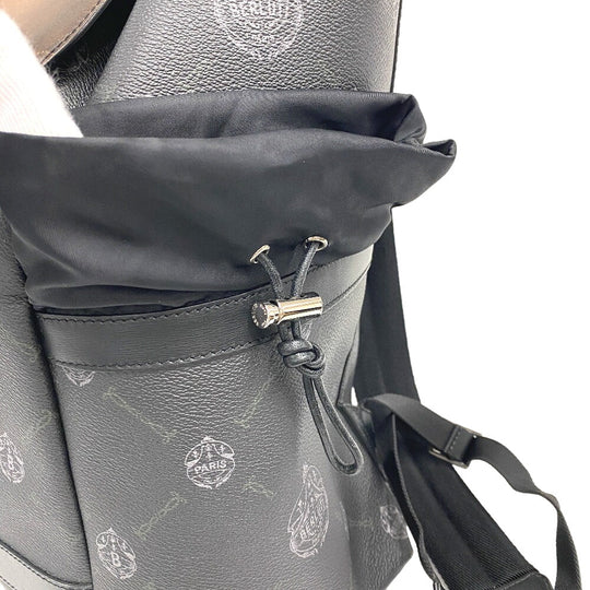 Berluti Backpack PVC, Leather black Hiker mens Used Authentic