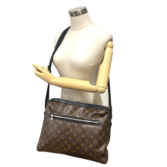 LOUIS VUITTON Shoulder Bag M40387 leather Brown Monogram macacer Torres unisex(Unisex) Used Authentic
