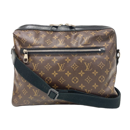 LOUIS VUITTON Shoulder Bag M40387 leather Brown Monogram macacer Torres unisex(Unisex) Used Authentic