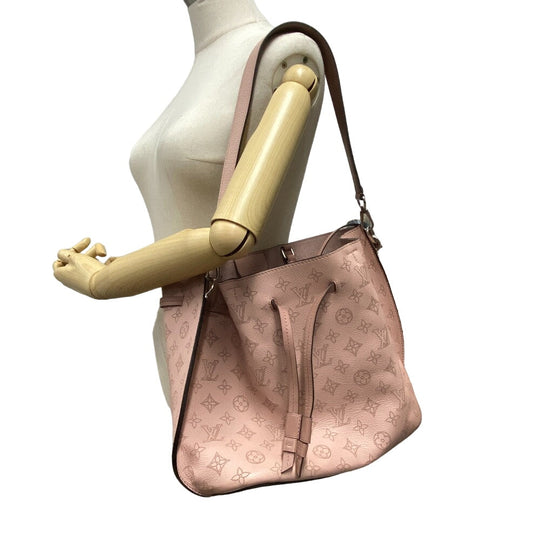LOUIS VUITTON Handbag M54401 leather pink Mahina Giroratta Women Used Authentic