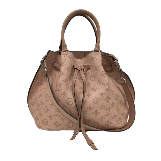 LOUIS VUITTON Handbag M54401 leather pink Mahina Giroratta Women Used Authentic