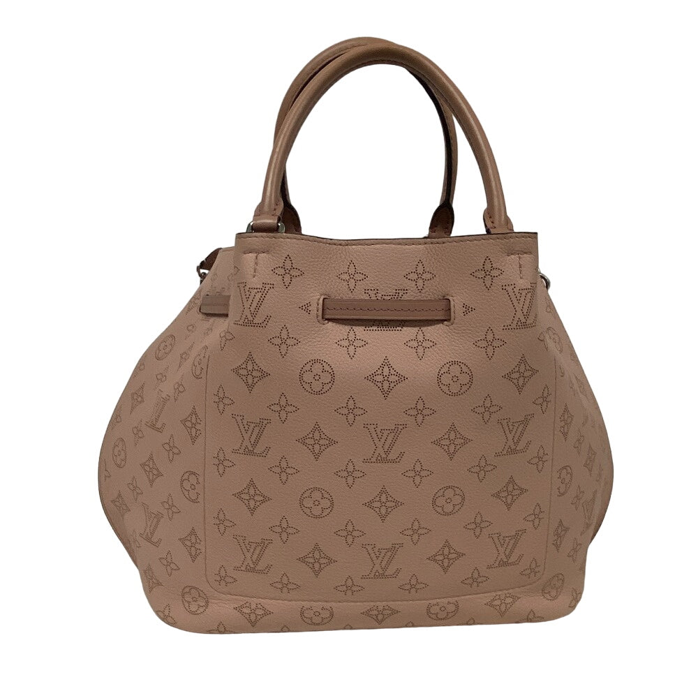 LOUIS VUITTON Handbag M54401 leather pink Mahina Giroratta Women Used Authentic