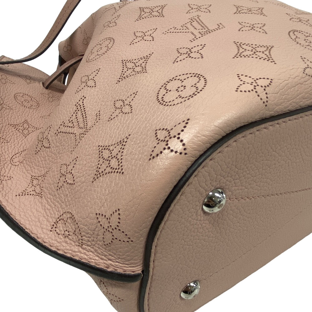 LOUIS VUITTON Handbag M54401 leather pink Mahina Giroratta Women Used Authentic