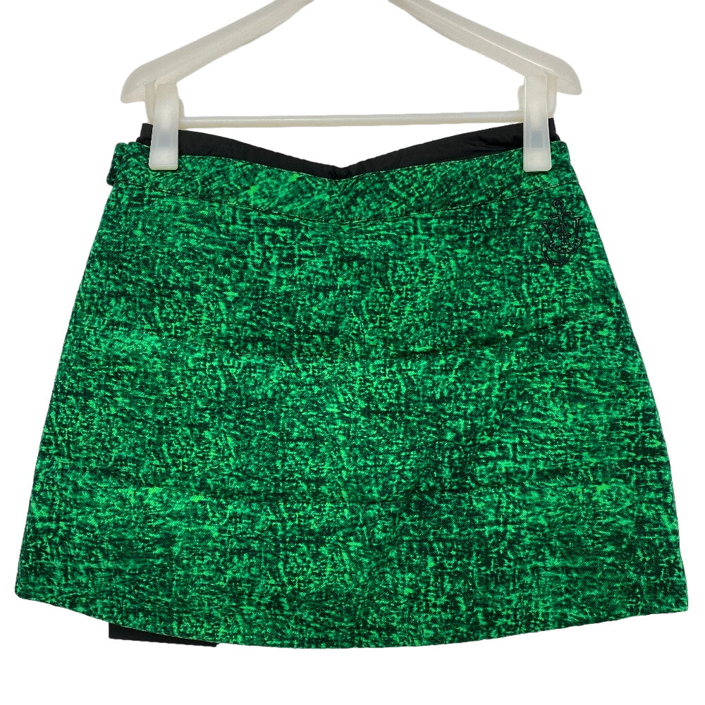 MONCLER skirt H209E2D00002 Cotton, Nylon green JW Anderson 22 years Down filled Women 40 Used Authentic