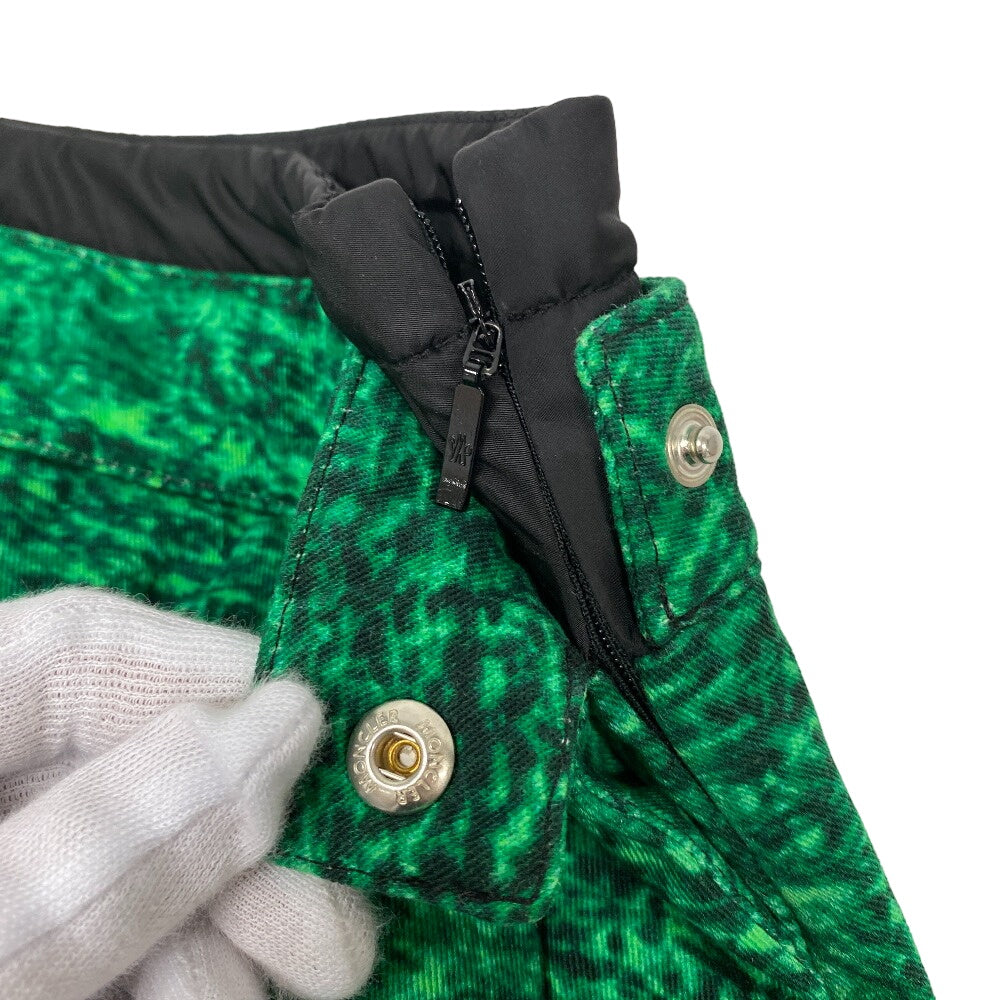 MONCLER skirt H209E2D00002 Cotton, Nylon green JW Anderson 22 years Down filled Women 40 Used Authentic