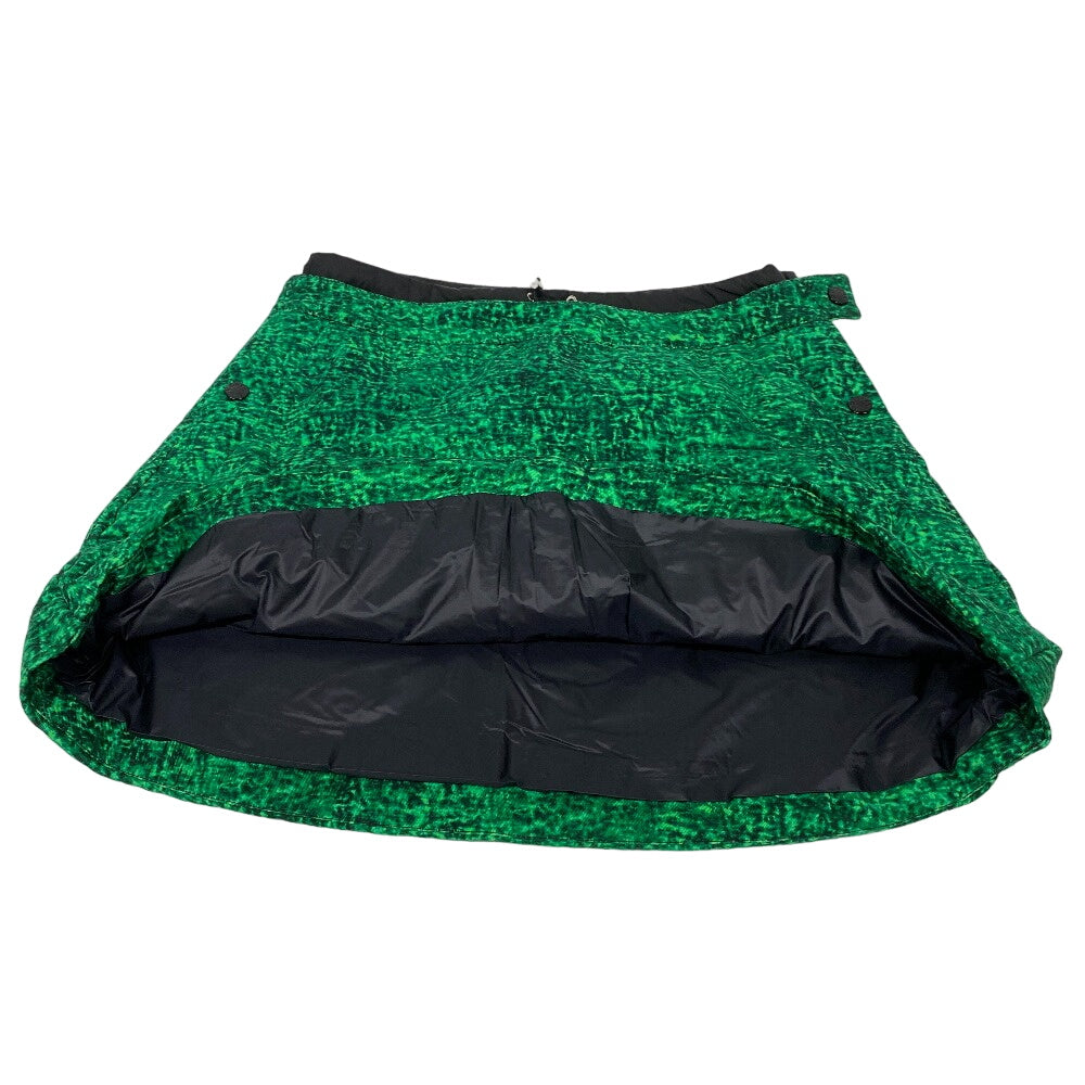 MONCLER skirt H209E2D00002 Cotton, Nylon green JW Anderson 22 years Down filled Women 40 Used Authentic