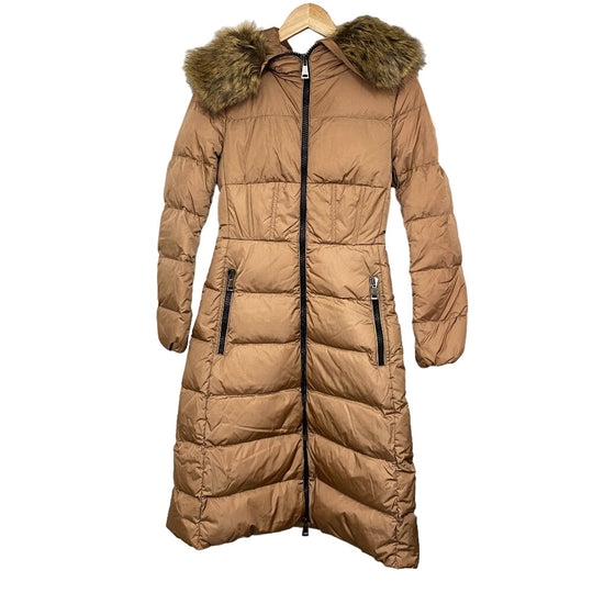 MONCLER Down jacket Nylon beige 21 years 00 BOUCAGE Women TG00 Used Authentic