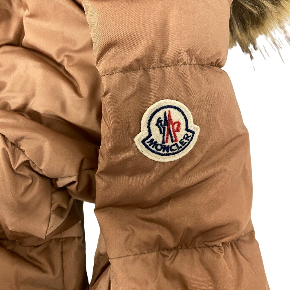 MONCLER Down jacket Nylon beige 21 years 00 BOUCAGE Women TG00 Used Authentic