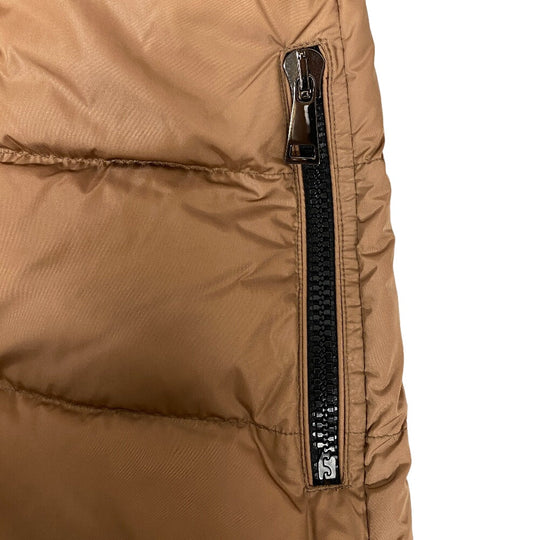 MONCLER Down jacket Nylon beige 21 years 00 BOUCAGE Women TG00 Used Authentic