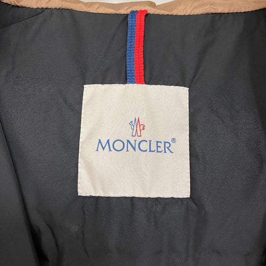 MONCLER Down jacket Nylon beige 21 years 00 BOUCAGE Women TG00 Used Authentic