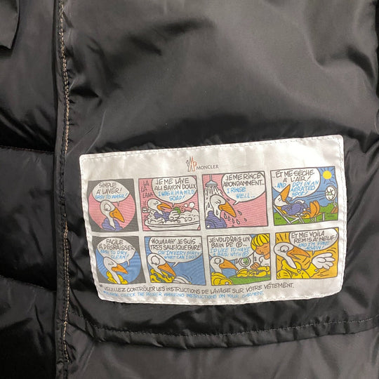 MONCLER Down jacket Nylon beige 21 years 00 BOUCAGE Women TG00 Used Authentic