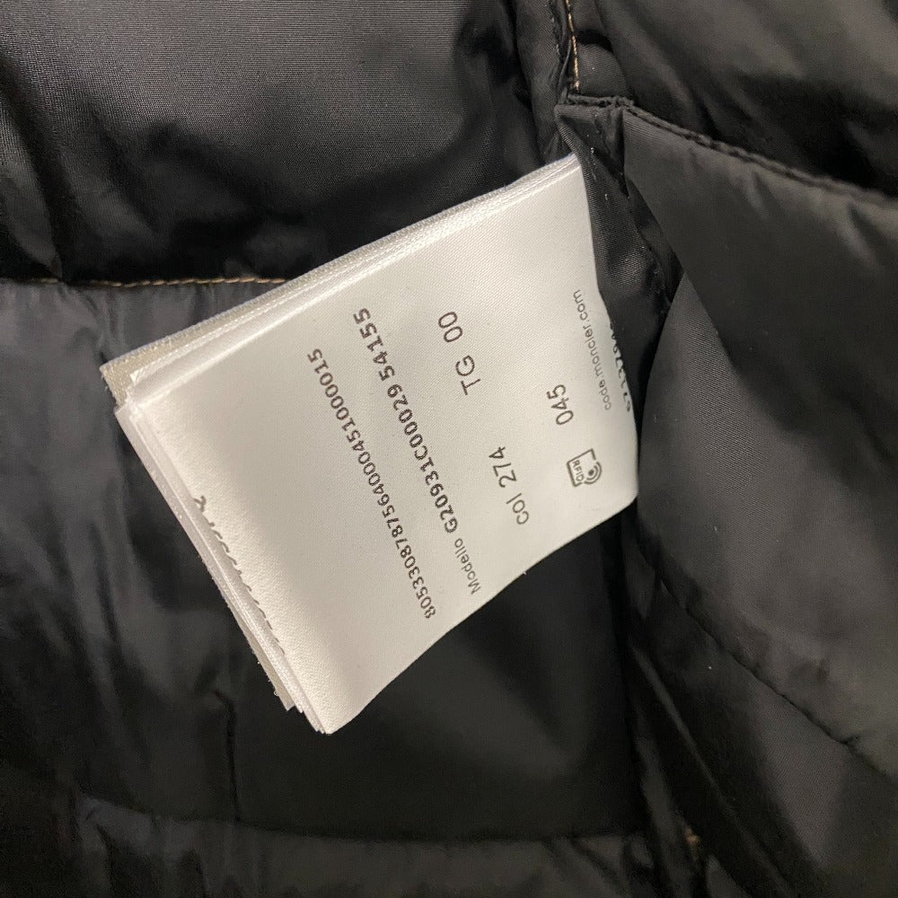 MONCLER Down jacket Nylon beige 21 years 00 BOUCAGE Women TG00 Used Authentic