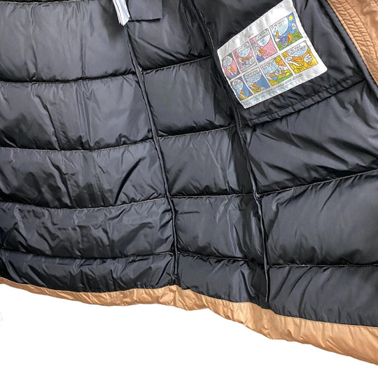 MONCLER Down jacket Nylon beige 21 years 00 BOUCAGE Women TG00 Used Authentic