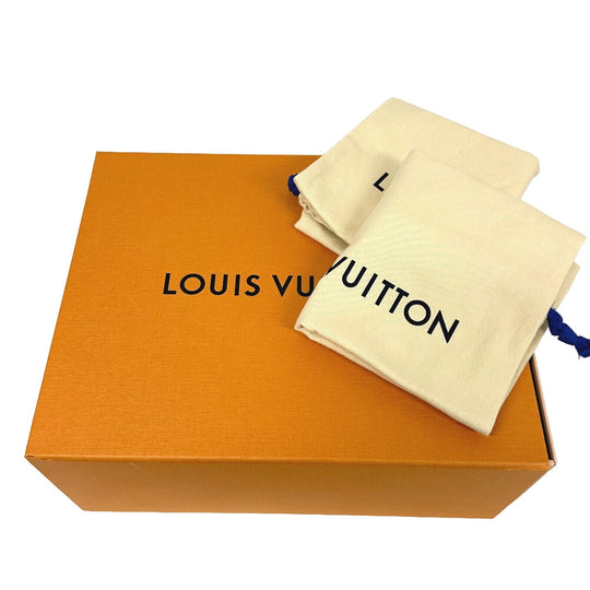 LOUIS VUITTON boots velvet black Monogram Silhouette line 36 1/2
