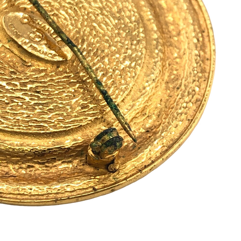 CHANEL Brooch Gold Plated gold 31 RUE CAMBON 1150 Women Used Authentic