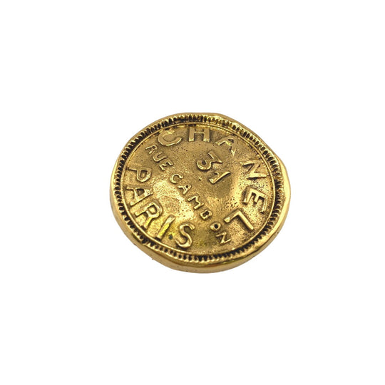 CHANEL Brooch Gold Plated gold 31 RUE CAMBON 1135 Women Used Authentic