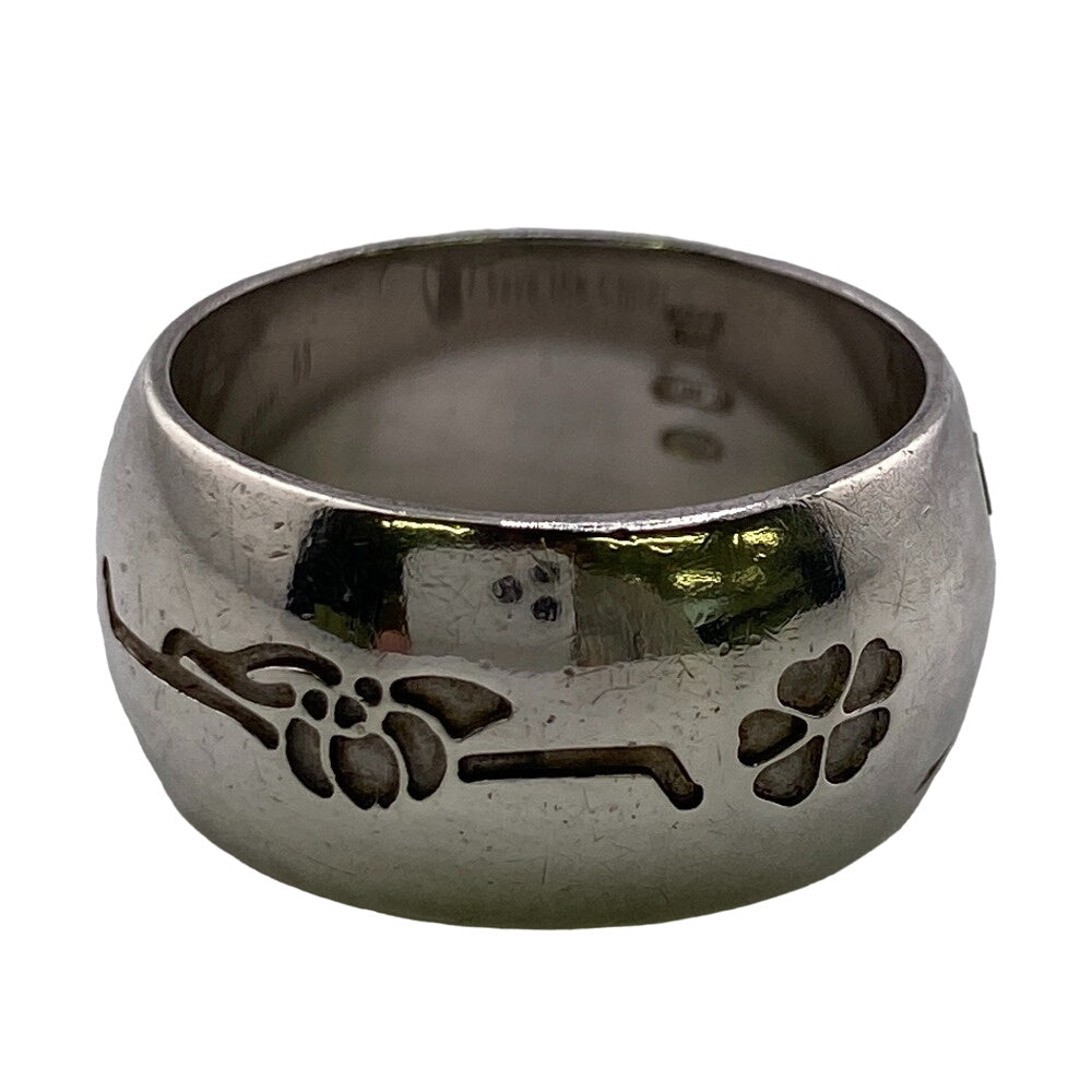 BVLGARI Ring Silver925 Silver 53 925 9.1g charity Save the children Women Used Authentic