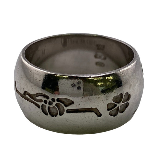 BVLGARI Ring Silver925 Silver 53 925 9.1g charity Save the children Women Used Authentic
