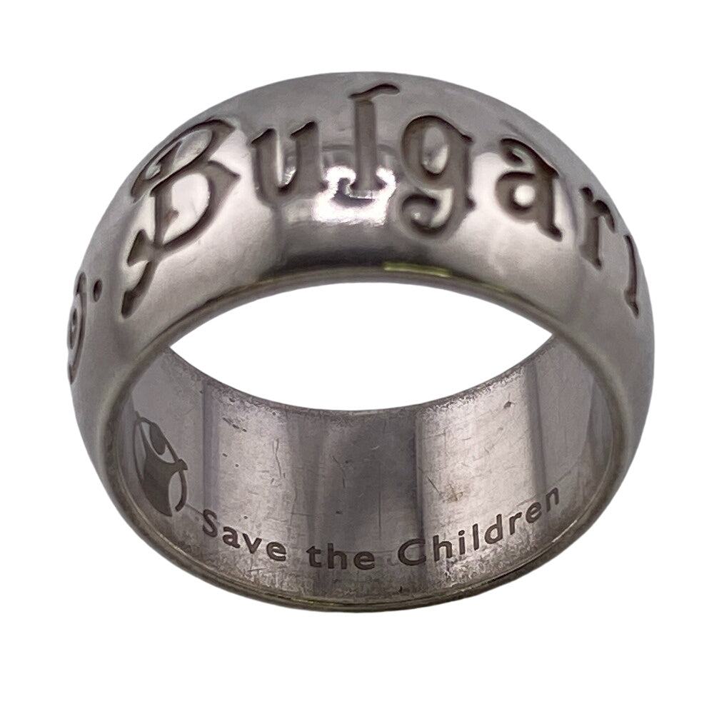 BVLGARI Ring Silver925 Silver 53 925 9.1g charity Save the children Women Used Authentic