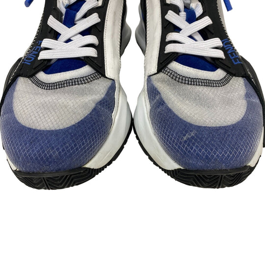 FENDI sneakers Fabric, Leather black flow 9