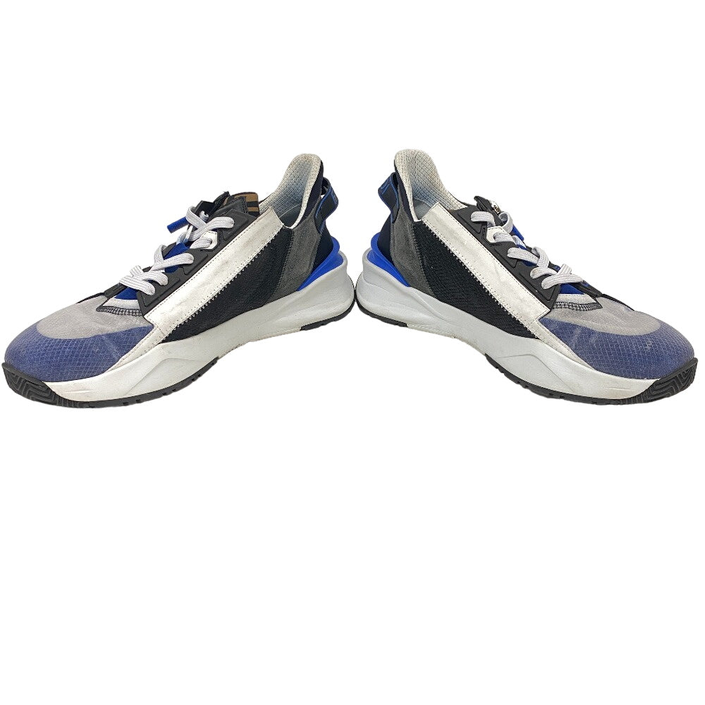 FENDI sneakers Fabric, Leather black flow 9
