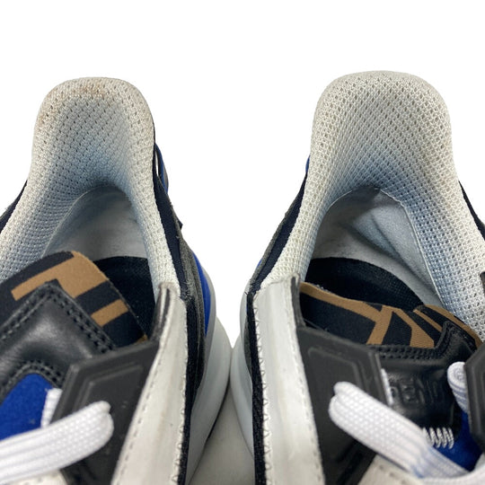 FENDI sneakers Fabric, Leather black flow 9