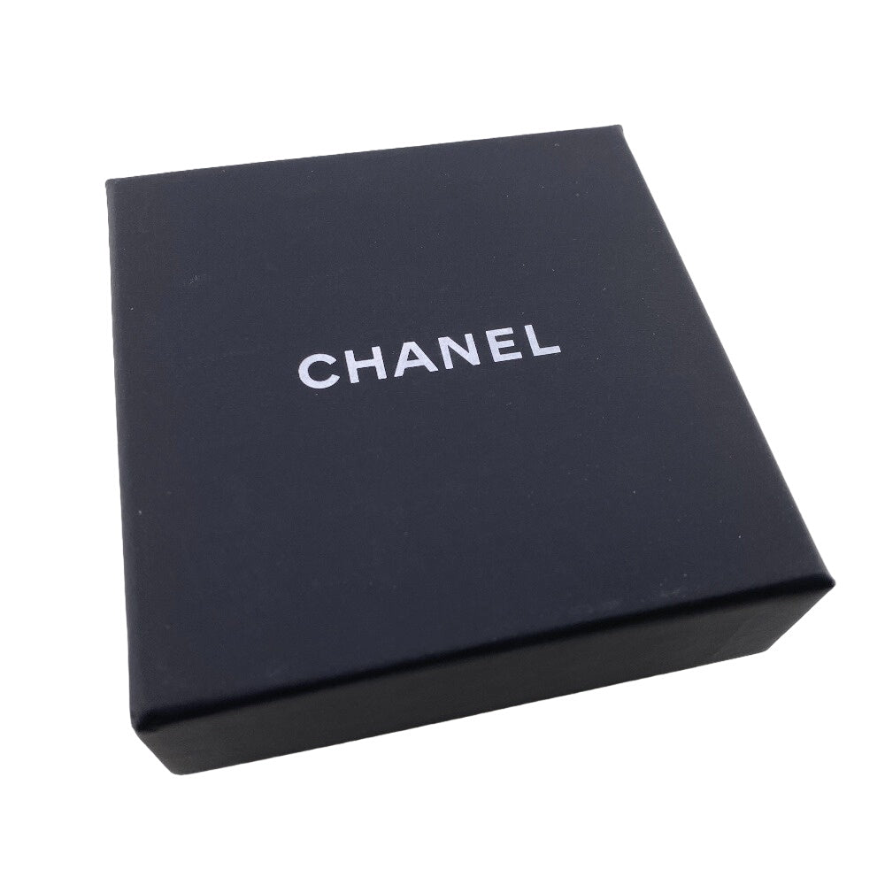CHANEL Brooch Gold Plated black B23C Matrasse Turnlock COCO Mark Women Used Authentic