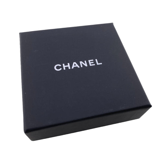 CHANEL Brooch Gold Plated black B23C Matrasse Turnlock COCO Mark Women Used Authentic