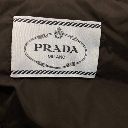 PRADA Down jacket 29F430 Nylon black 21 years 38 Triangle logo Women 38 Used Authentic