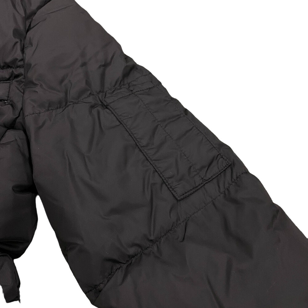PRADA Down jacket 29F430 Nylon black 21 years 38 Triangle logo Women 38 Used Authentic