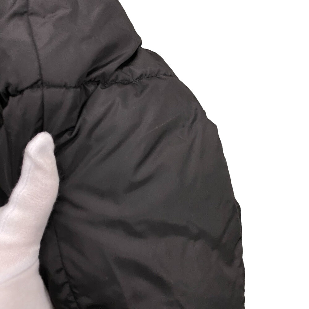 PRADA Down jacket 29F430 Nylon black 21 years 38 Triangle logo Women 38 Used Authentic