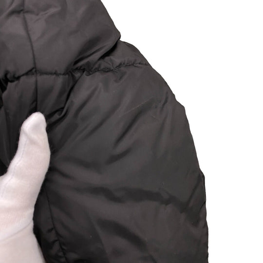 PRADA Down jacket 29F430 Nylon black 21 years 38 Triangle logo Women 38 Used Authentic