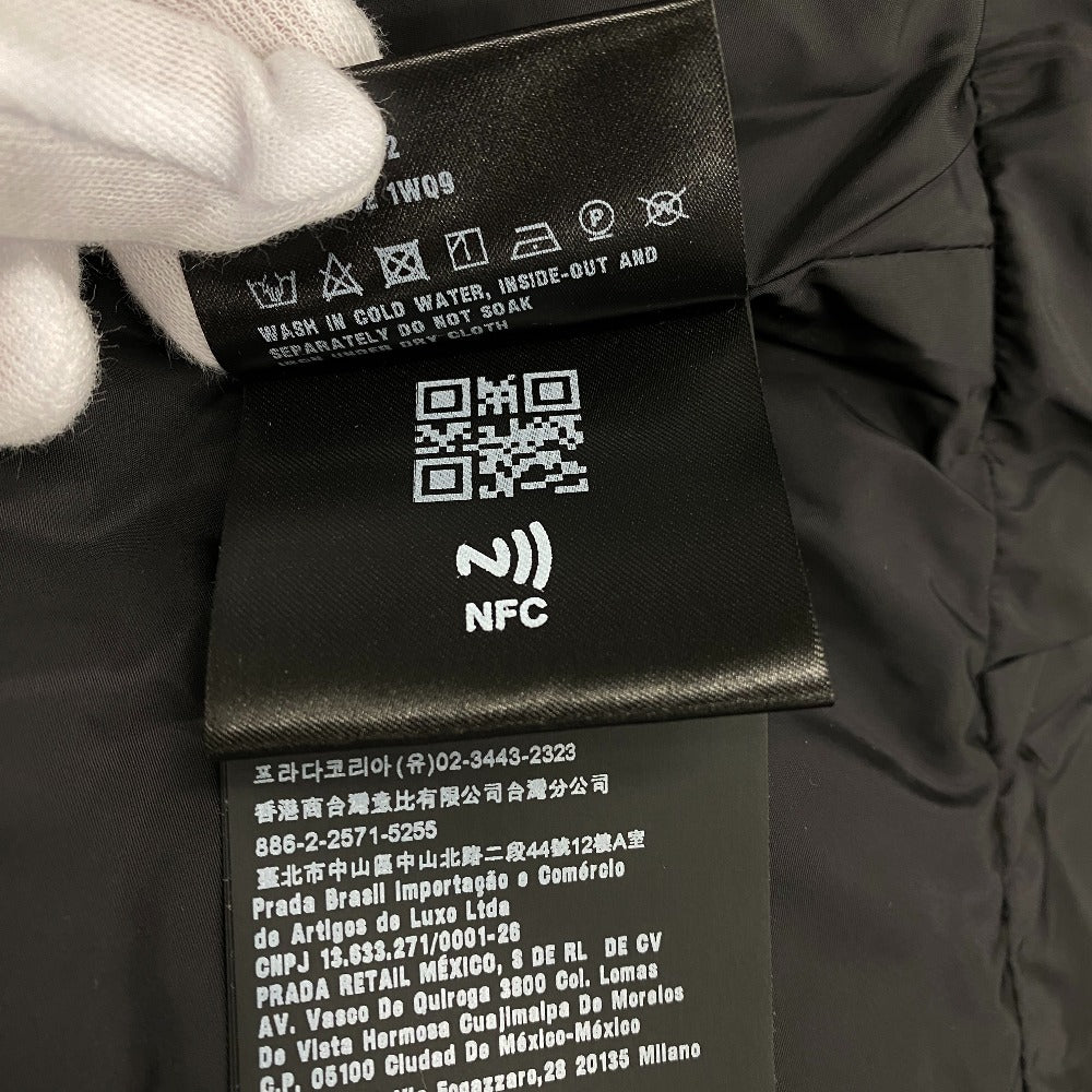 PRADA Down jacket 29F430 Nylon black 21 years 38 Triangle logo Women 38 Used Authentic