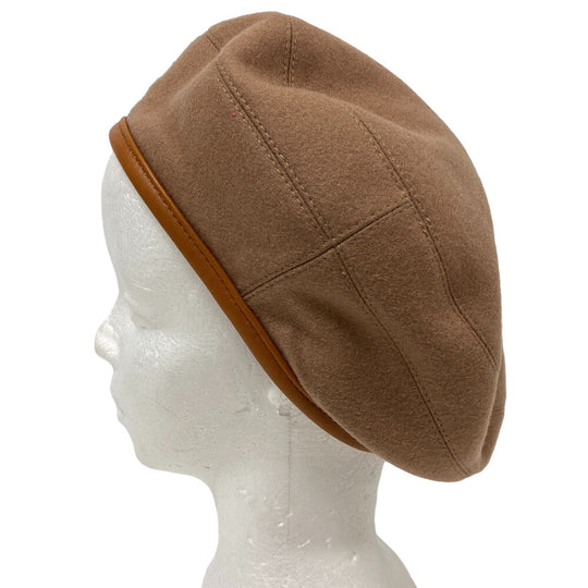 HERMES beret Brown diamond Brown Serie Women(Unisex) 57 Used Authentic
