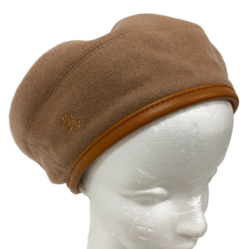 HERMES beret Brown diamond Brown Serie Women(Unisex) 57 Used Authentic