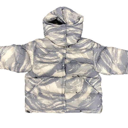 MONCLER Down jacket Nylon gray Moncler Genius x Hike 22 00 GALENSTOCKIS PRINT mens TG00 Used Authentic