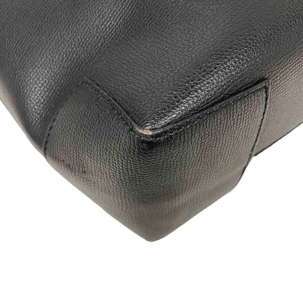 THOMAS BURBERRY Tote Bag PVC, Leather black TB unisex(Unisex) Used Authentic