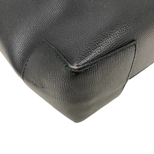 THOMAS BURBERRY Tote Bag PVC, Leather black TB unisex(Unisex) Used Authentic