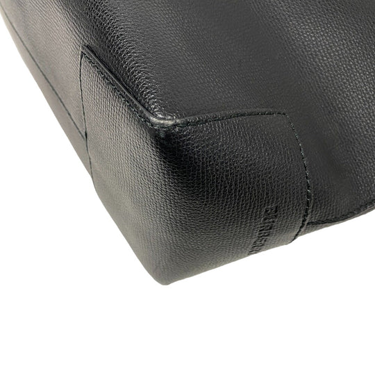 THOMAS BURBERRY Tote Bag PVC, Leather black TB unisex(Unisex) Used Authentic
