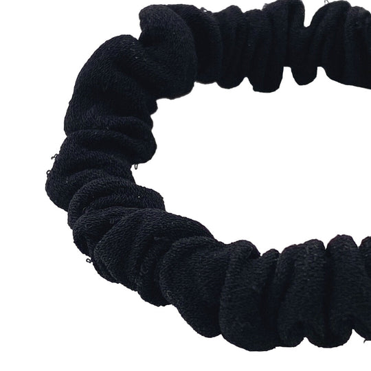 CHANEL hair accessory Gold Plated black Hair tie F21V Fake pearl COCO Mark Women Used Authentic
